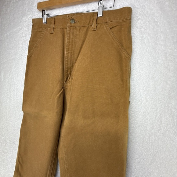 Carhartt Washed Duck Work Pants B11 BRN 34x36 Mens Brown NOS NWT